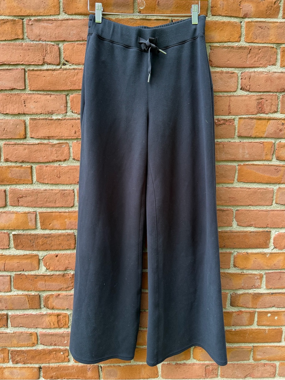 SPANX Air Essentials Black Wide Leg Sweatpants